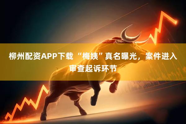 柳州配资APP下载 “梅姨”真名曝光，案件进入审查起诉环节